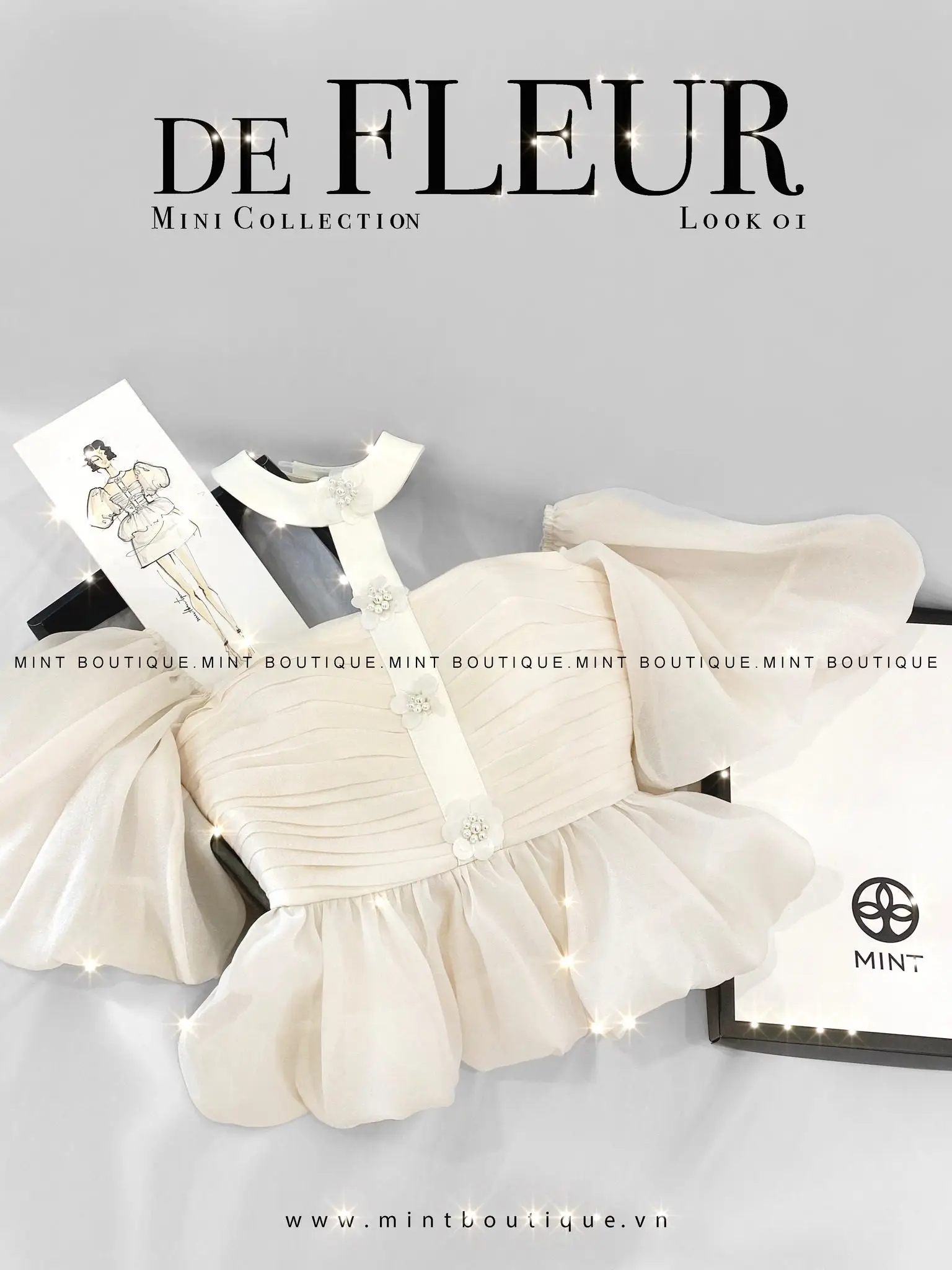 De FLEUR - Look 1 𝗣𝗲𝗽𝗹𝘂𝗺 𝗧𝗢𝗣 - Image 2