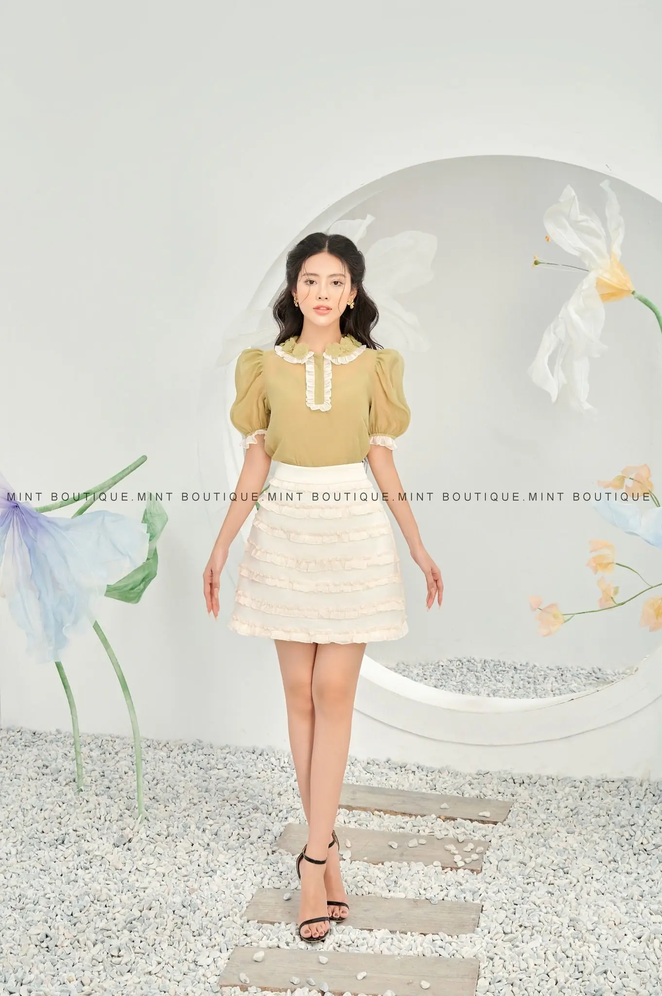 De FLEUR – Look 2 𝗠𝗶𝗻𝗶 𝗦𝗞𝗜𝗥𝗧 - Image 2