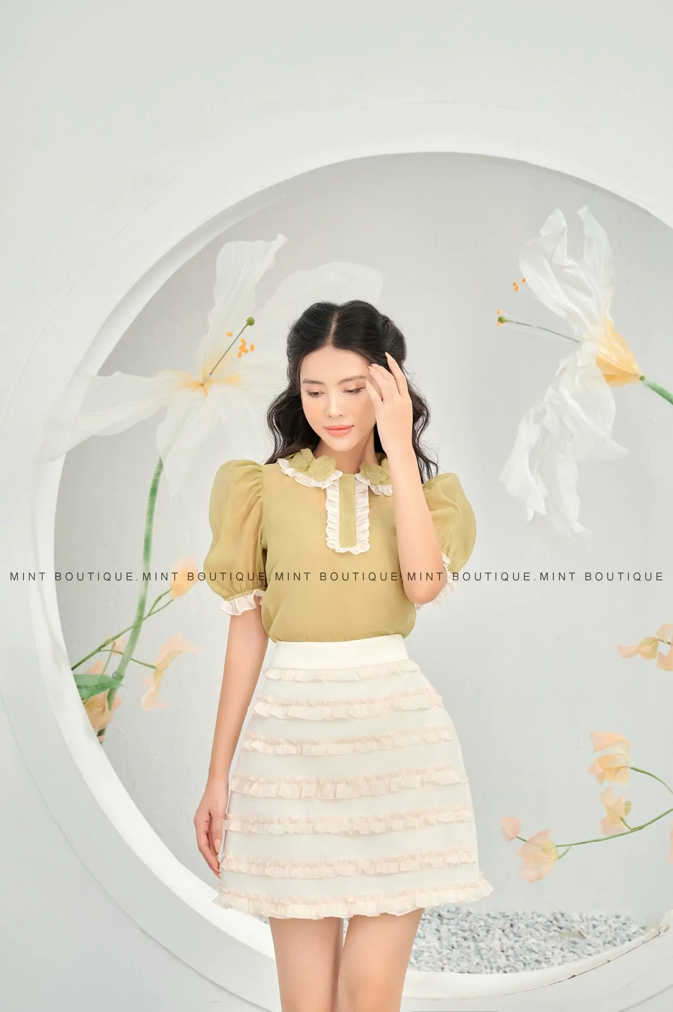 De FLEUR – Look 2 𝗠𝗶𝗻𝗶 𝗦𝗞𝗜𝗥𝗧 - Image 3