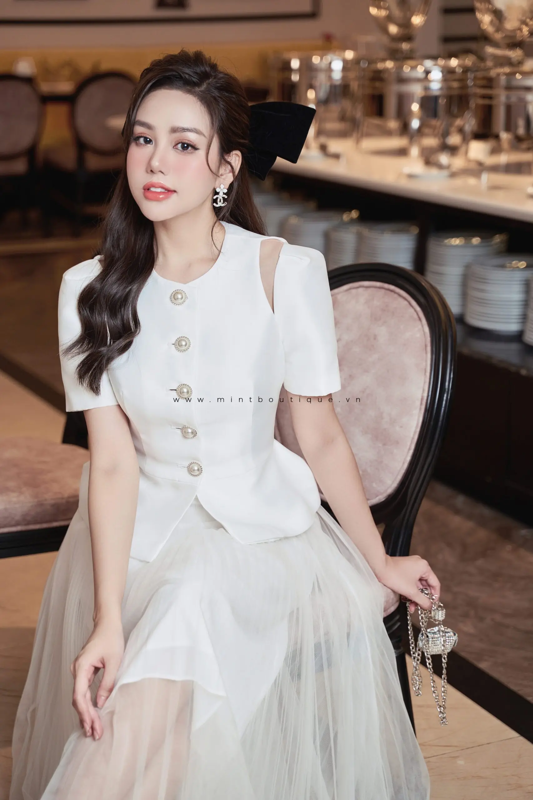 Caroline Set White | TOP - Image 3