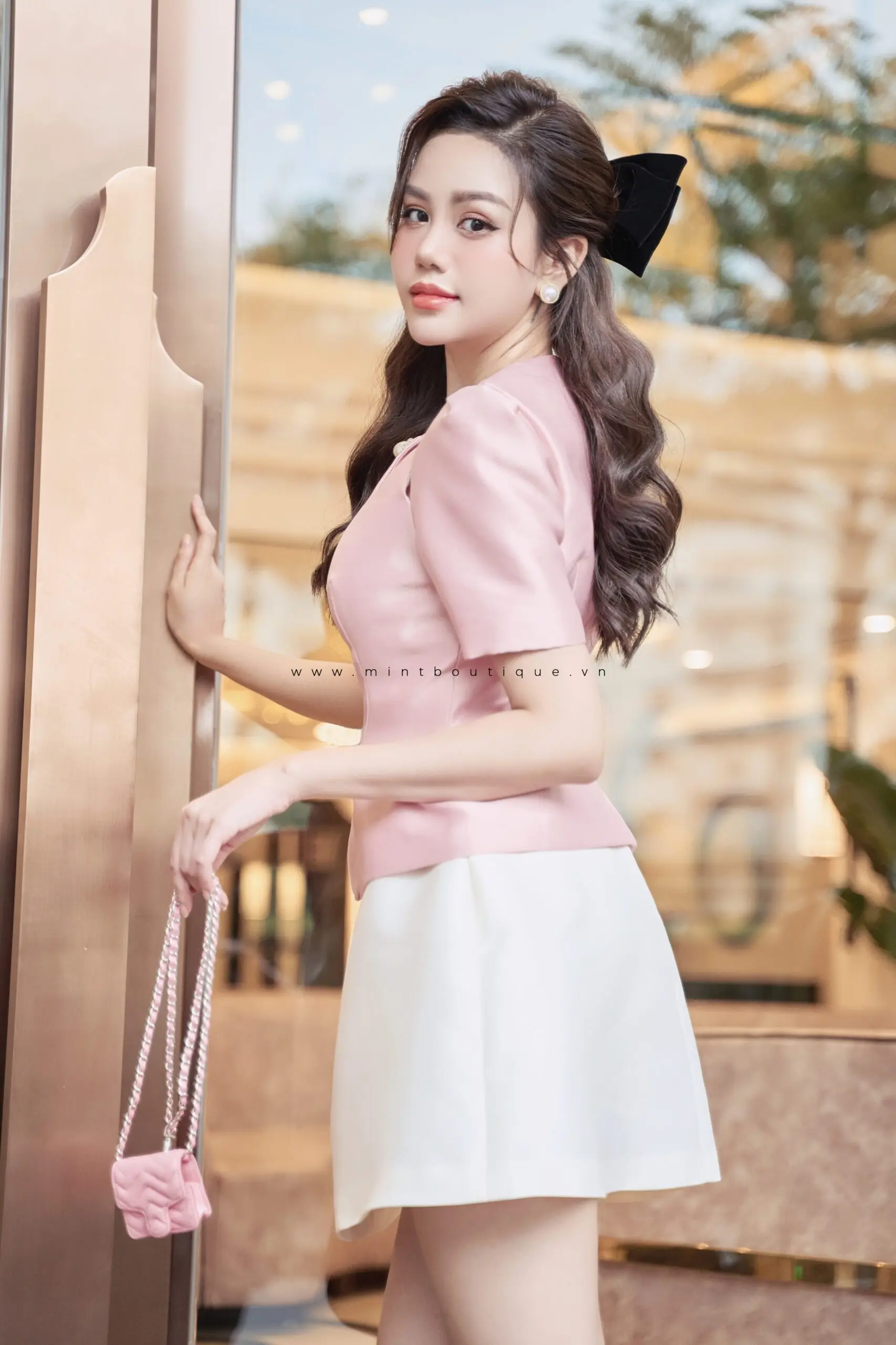 Caroline Set Pink | Skirt - Image 2