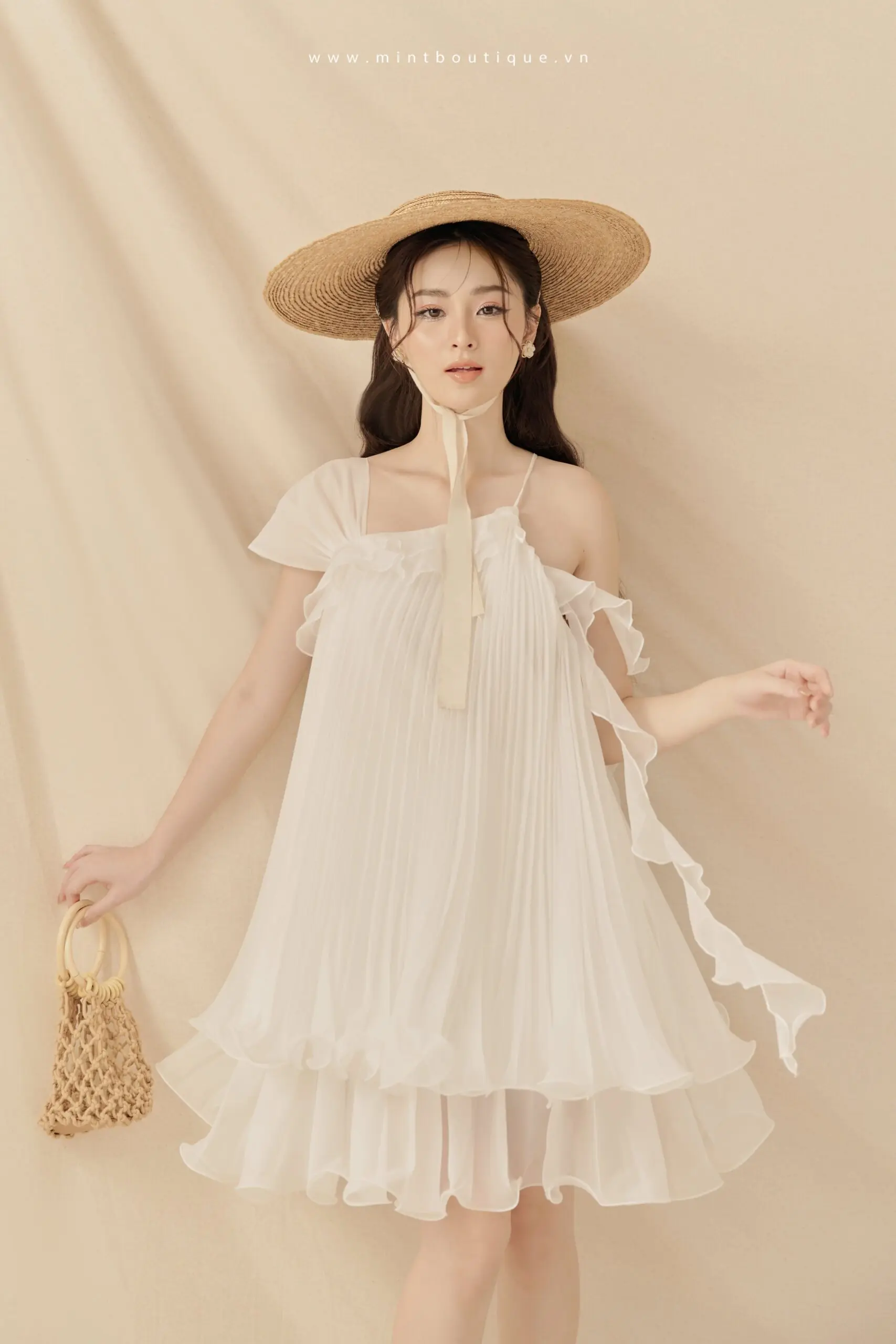 L’Aventura Dress xếp ly - Image 2